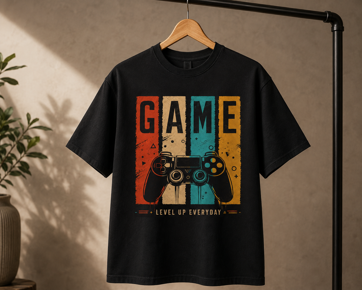 GAME Graphic Oversized T-Shirt