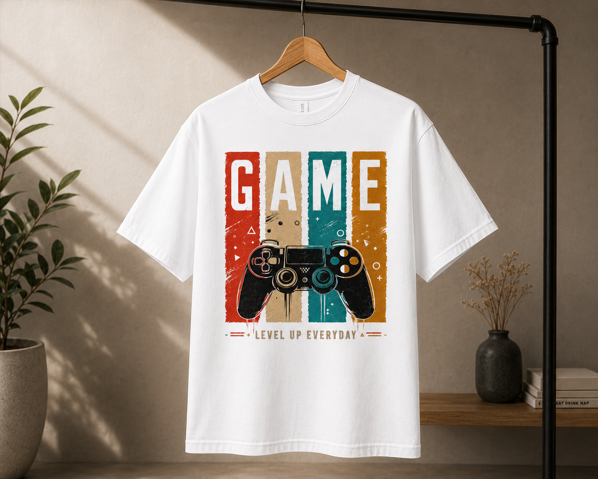GAME Graphic Oversized T-Shirt